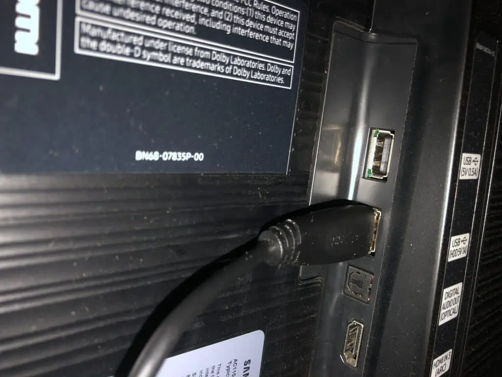 Connect TV with HDMI Port