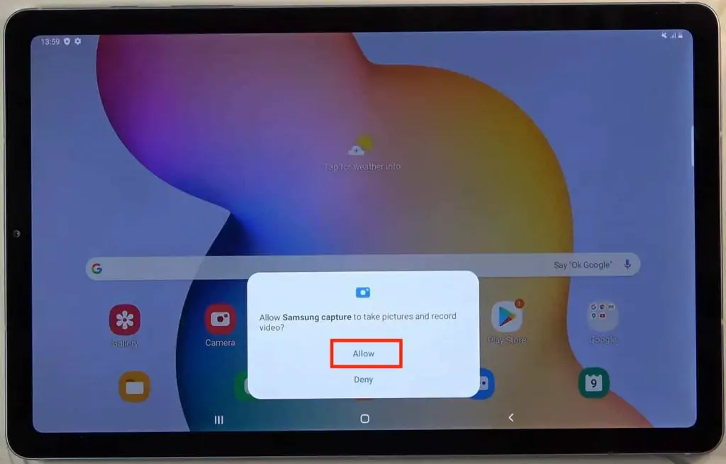 can you screen record on samsung tablet