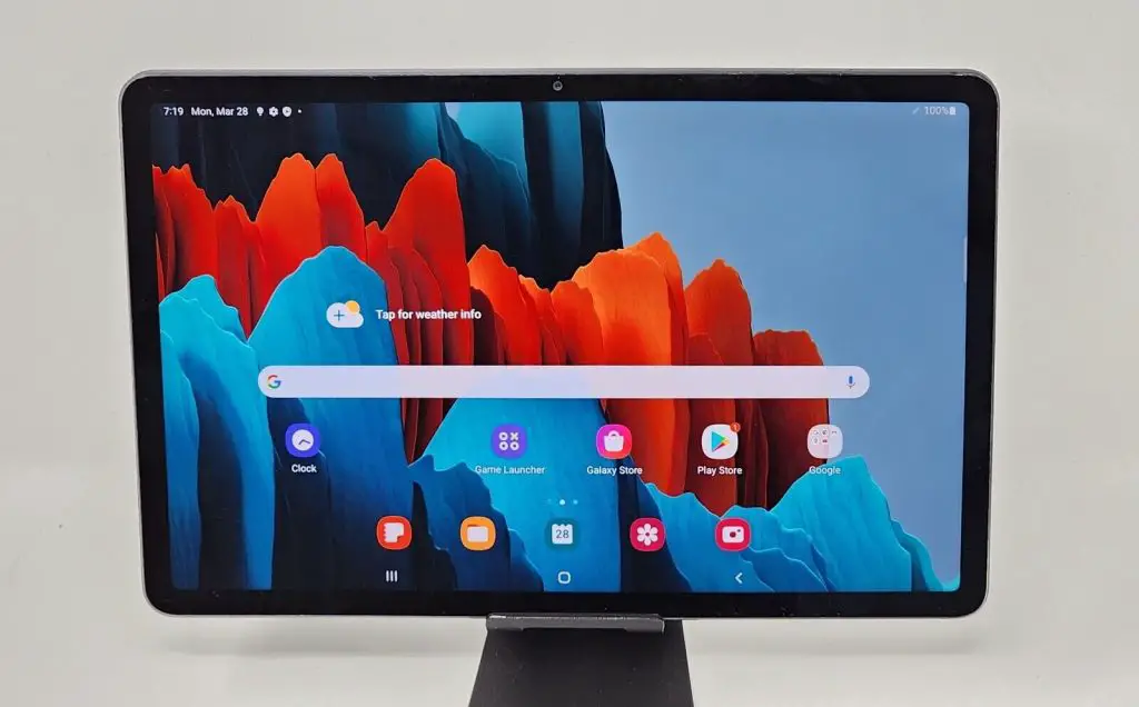 Samsung Galaxy Tab S7 Display